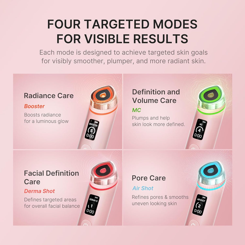 Arth Booster Pro | 6-in-1 Real Glass Glow Beauty Massager