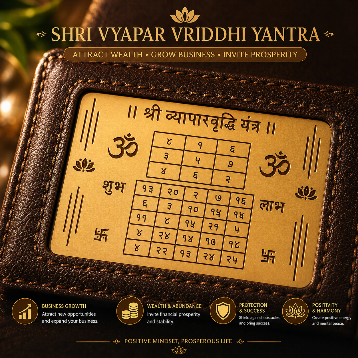 Arth's Mahalakshmi Prosperity Wallet for WOMEN | Vegan Leather